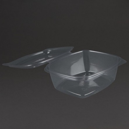 Barquettes à charnière compostables en PLA Vegware 68 cl (x250)