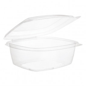 Barquettes à charnière compostables en PLA Vegware 68 cl (x250)
