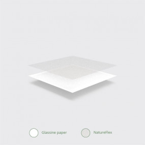 Barquettes à charnière compostables en PLA Vegware 68 cl (x250)