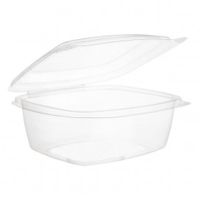 Barquettes à charnière compostables en PLA Vegware 68 cl (x250)