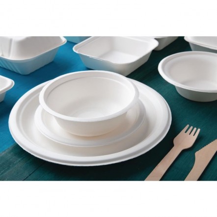 Bols en bagasse compostables Fiesta Green 151mm (x50)