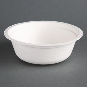Bols en bagasse compostables Fiesta Green 153mm (x50)