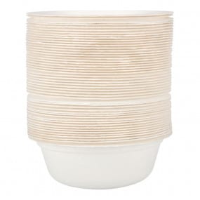 Bols en bagasse compostables Fiesta Green 153mm (x50)