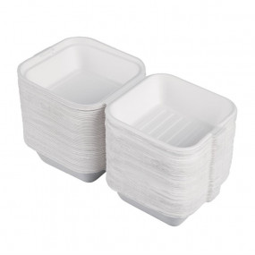Boîtes à hamburger compostables Fiesta Green 15,3 cm (x500)