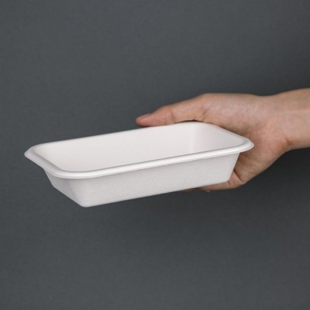 Barquettes en bagasse compostables Fiesta Green 18 cm (x50)