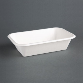 Barquettes en bagasse compostables Fiesta Green 21,5 cm (x50)