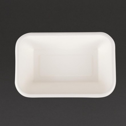 Barquettes en bagasse compostables Fiesta Green 21,5 cm (x50)