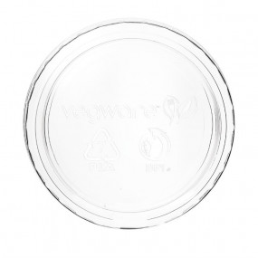 Couvercles PLA compostables Vegware pot 59 ml /118ml (x2000)