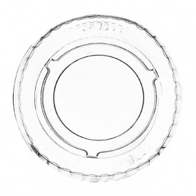 Couvercle pot à sauce compostable Vegware 28ml (x5000)