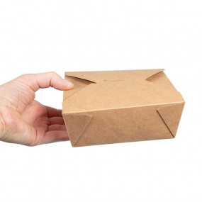 Boîtes repas en carton compostable Vegware 130 cl (x300)