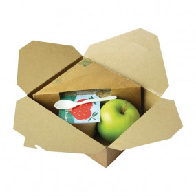 Boîtes repas en carton compostable Vegware 130 cl (x300)