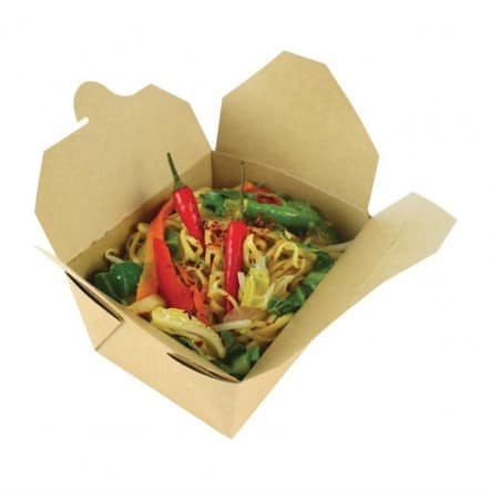 Boîtes repas en carton compostable Vegware 130 cl (x300)