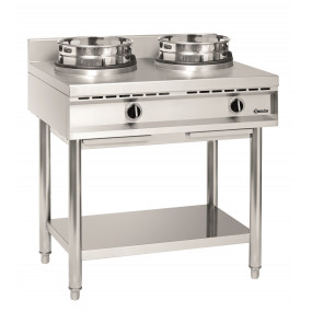 Wok, 2 brûleurs