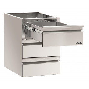 Colonne tiroirs 3x1/1GN