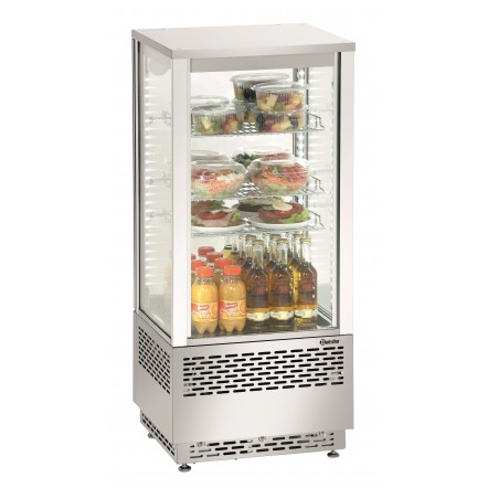 Vitrine réfrig. Mini 78L, inox A2CH