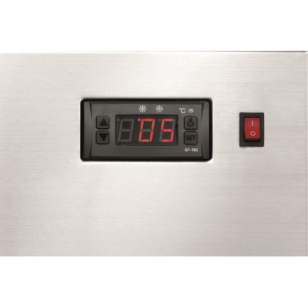 Vitrine réfrig. Mini 78L, inox A2CH