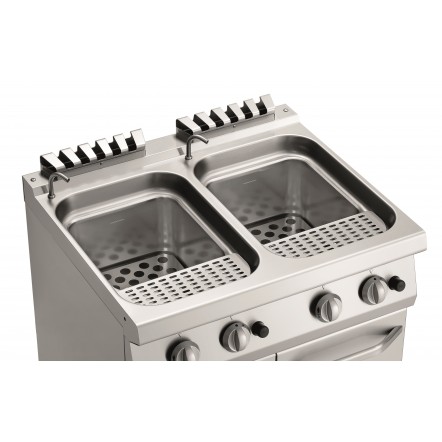 Cuiseur pâtes gaz 700, L800, 2x24L