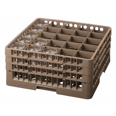 Casier verres, 25 comp.
