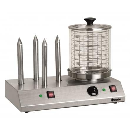 Appareil hot-dogs, 4 toasts