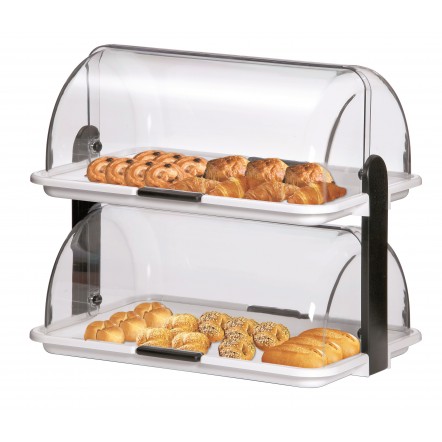 Vitrine buffet double, synthétique