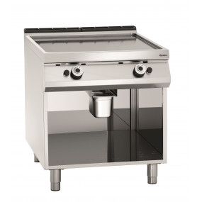 Plaque grill gaz, lisse