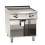 Plaque grill gaz, lisse