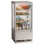 Mini vitrine réfrigérée 78L, argent