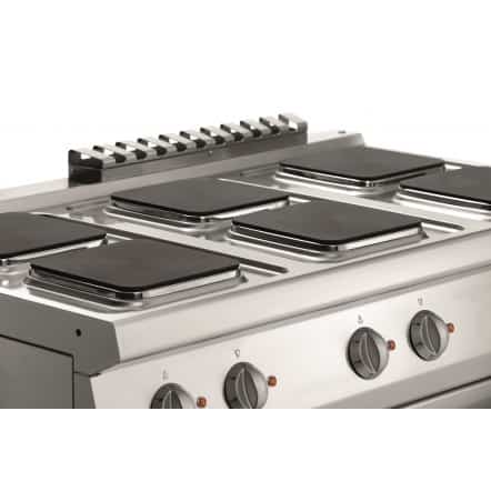 Plan de cuisson él. 700, B1200, 6PL, EBO