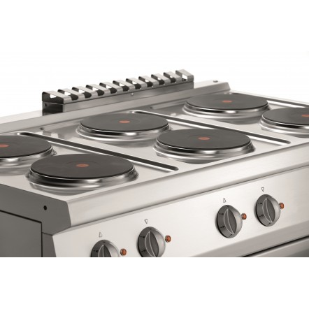 Plan de cuisson él. 700, B1200, 6Pl, EBO