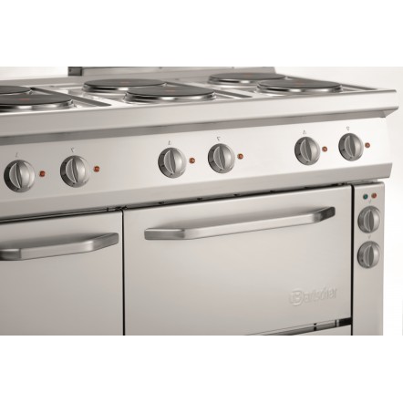 Plan de cuisson él. 700, B1200, 6Pl, EBO