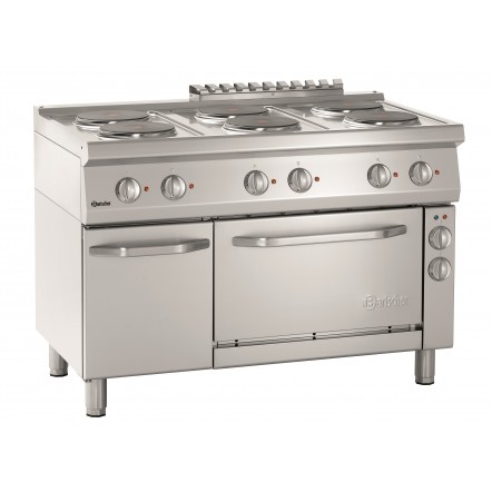 Plan de cuisson él. 700, B1200, 6Pl, EBO
