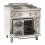 Cuisinière él. 700,L800,4p,four él.