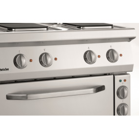 Cuisinière él. 700,L800,4p,four él.
