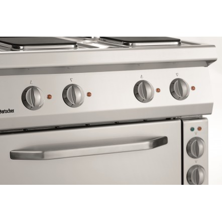 Cuisinière él. 700,L800,4p,four él.
