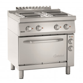 Cuisinière él. 700,L800,4p,four él.