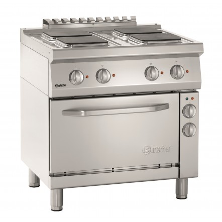 Cuisinière él. 700,L800,4p,four él.