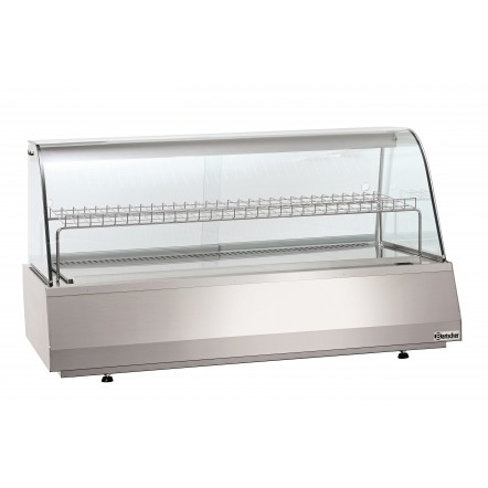 Vitrine réfrig. 3/1GN, verre bombé