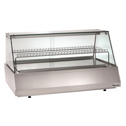 Vitrine réfrig. 3/1 GN, verre plat