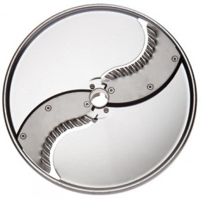 Equipements pour TRS & TR210-Plateau couteaux ondulés INOX lame en S épaisseur 6 mm