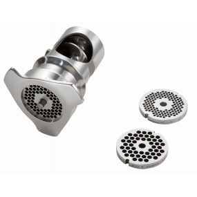 MMH82-kit acier inox pour hachoir à viande 82 mm- Livré avec 1 couteau et 3 plaques de 4,5 - 6 -8 mm - H