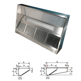 Hotte Statique Hauteur 400 Mm - FU012038