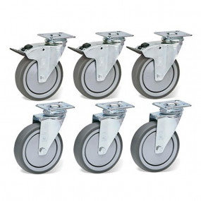 Kit 6 Roulettes À Monter - FU012596