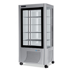 Vitrine Réfrigérée 4 Faces 1 Porte Positive Led - FU013046