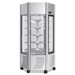 Vitrine Réfrigérée 6 Faces 2 Portes Positive Led - FU013048