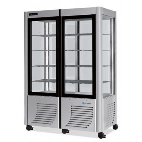 Vitrine Réfrigérée 4 Faces 2 Portes Positive Led - FU013050