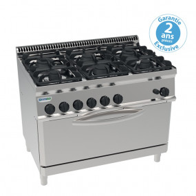 Fourneau 6 Feux Sur Four Gaz Extra Large - FU013190