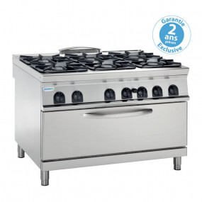 Fourneau 6 Feux / Four Extra Large Gaz - FU013307