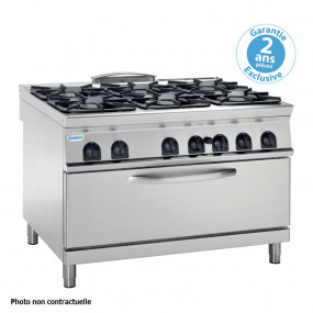 Fourneau 6 Feux / Four Extra Large Gaz + Grill - FU013308