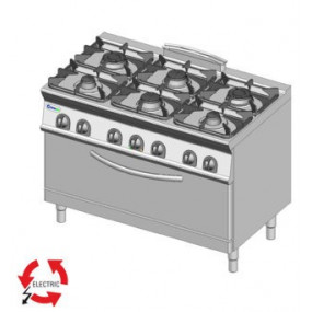 Fourneau 6 Feux / Four Extra Large Électrique - FU013313