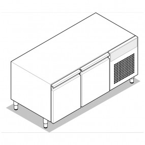 Soubassement Réfrigéré Gn 1/1 - 2 Portes - FU013427
